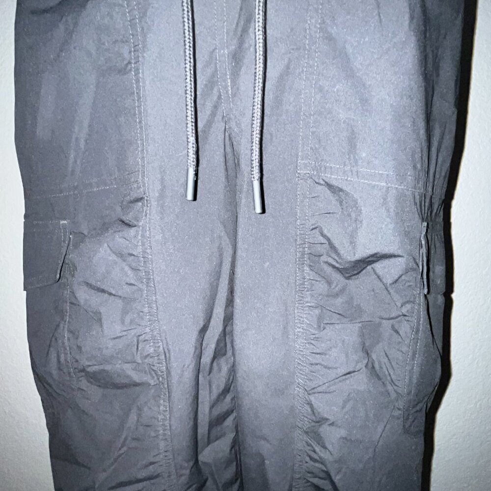ATHLETA Canopy Parachute Cargo Jumpsuit Lightweight Nylon Sleeveless - Black - 0 - Picture 4 of 15